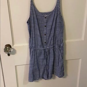 Gingham romper